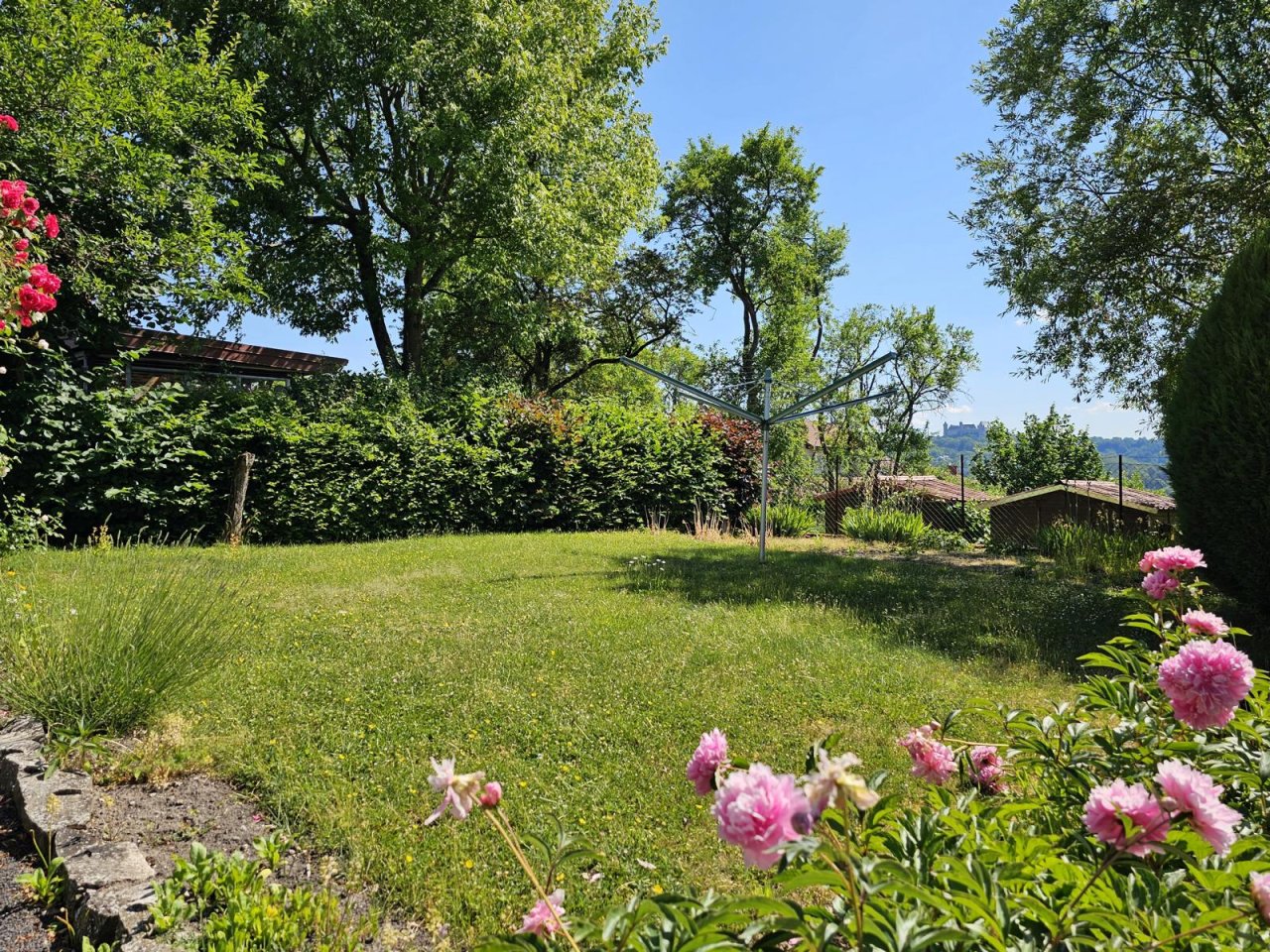 Gartenbereich mit Vesteblick